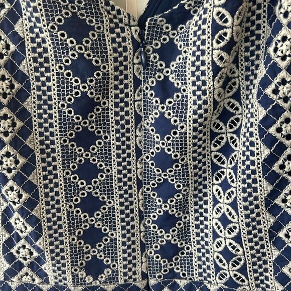 BODEN SLEEVELESS EMBROIDERED DRESS - Picture 6 of 9